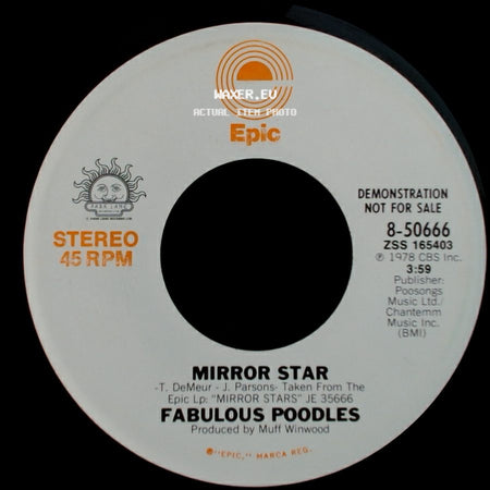 Fabulous Poodles - Mirror Star / Mirror Star side A
