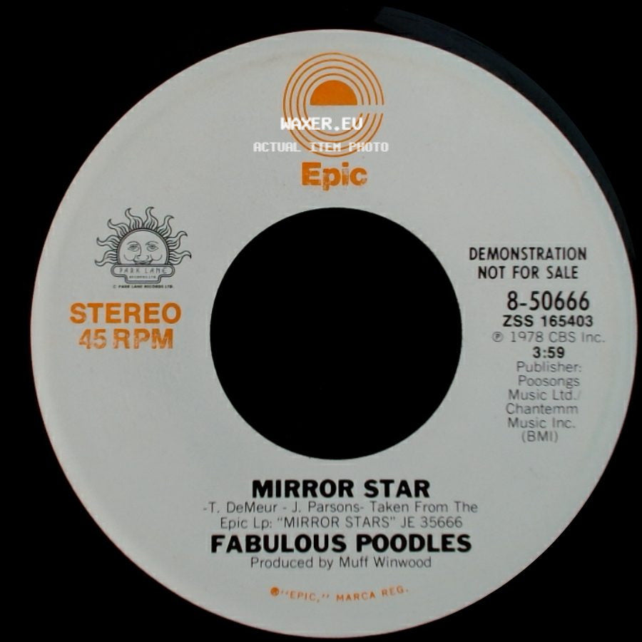 Fabulous Poodles - Mirror Star / Mirror Star side A