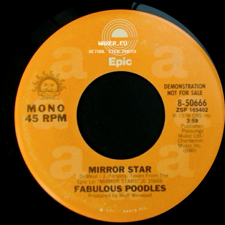 Fabulous Poodles - Mirror Star / Mirror Star side B