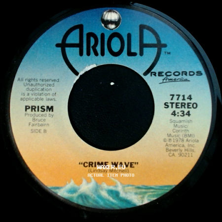 Prism - Flyin' / Crime Wave side B