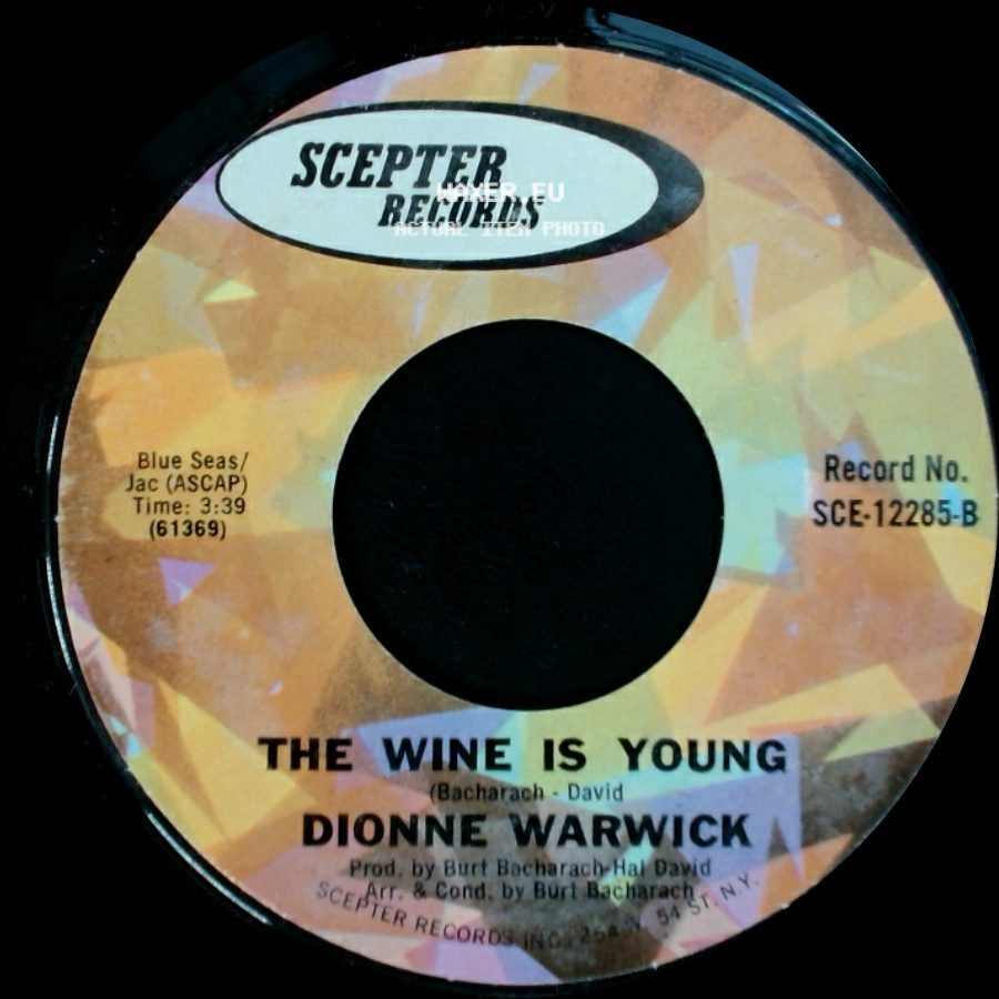 Dionne Warwick - The Wine Is Young / Paper Maché side A