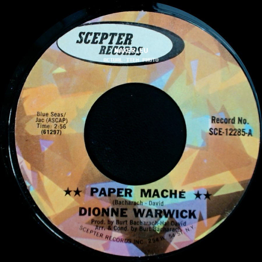 Dionne Warwick - The Wine Is Young / Paper Maché side B