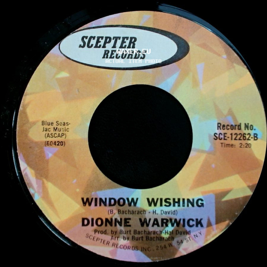 Dionne Warwick - Window Wishing / You've Lost That Lovin' Feeling side A