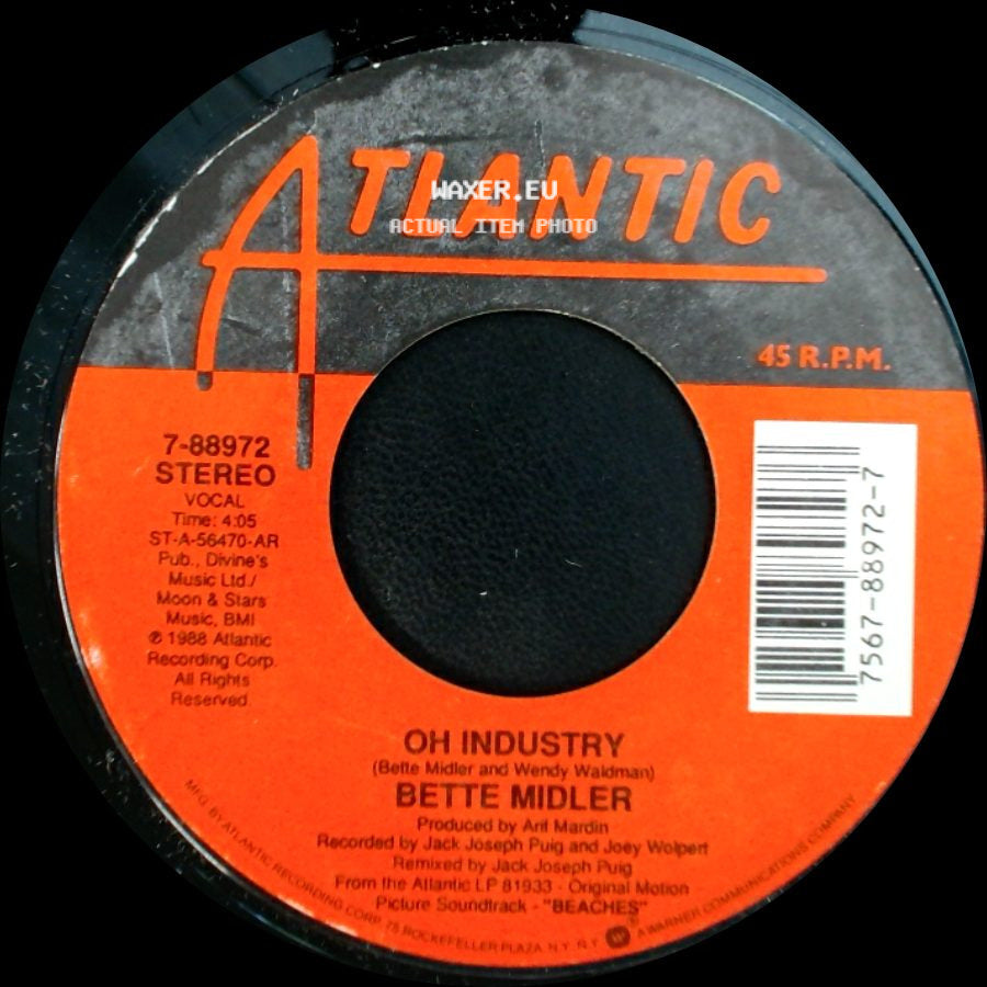 Bette Midler - Oh Industry / Wind Beneath My Wings side A