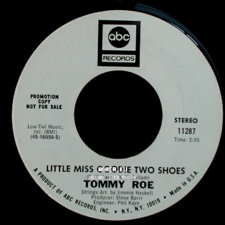 Tommy Roe - Little Miss Goodie Two Shoes / Little Miss Goodie Two Shoes side A