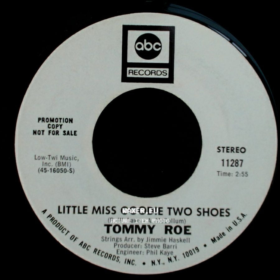 Tommy Roe - Little Miss Goodie Two Shoes / Little Miss Goodie Two Shoes side A