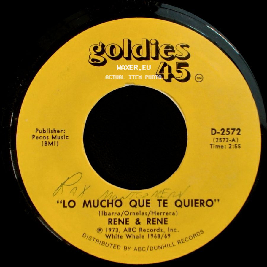 Rene & Rene - Mornin' / Lo Mucho Que Te Quiero side B