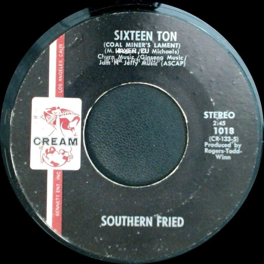 Southern Fried - Saved / Sixteen Ton (Coal Miner's Lament) side B