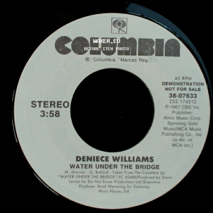 Deniece Williams - Water Under The Bridge / Water Under The Bridge side A