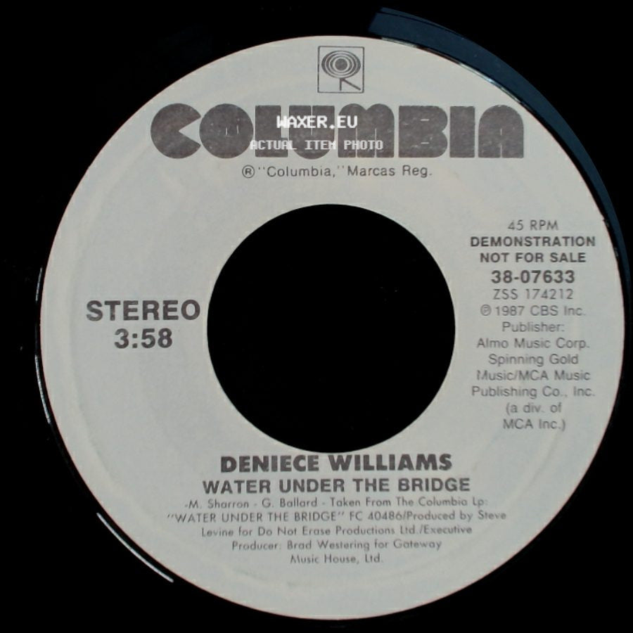 Deniece Williams - Water Under The Bridge / Water Under The Bridge side B