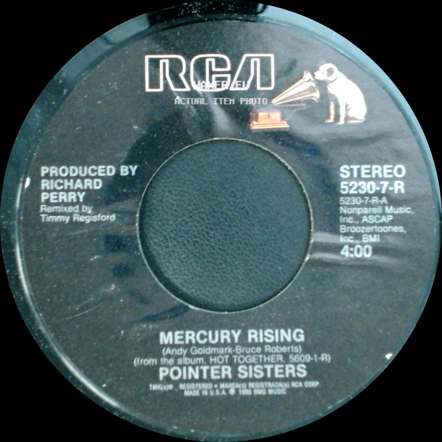 Pointer Sisters - Mercury Rising / Say The Word side A