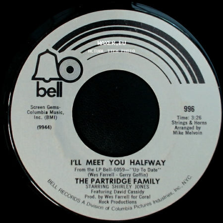 The Partridge Family - Morning Rider On The Road / I'll Meet You Halfway side B