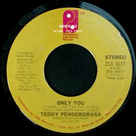 Teddy Pendergrass - It Don't Hurt Now / Only You side B