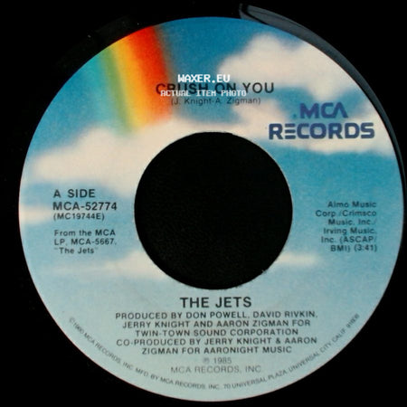 The Jets - Crush On You / Right Before My Eyes side A