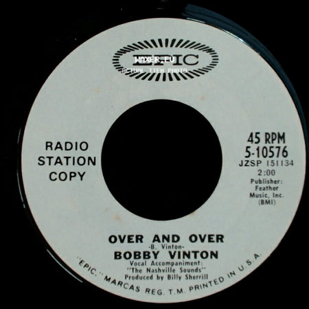 Bobby Vinton - My Elusive Dreams / Over And Over side B