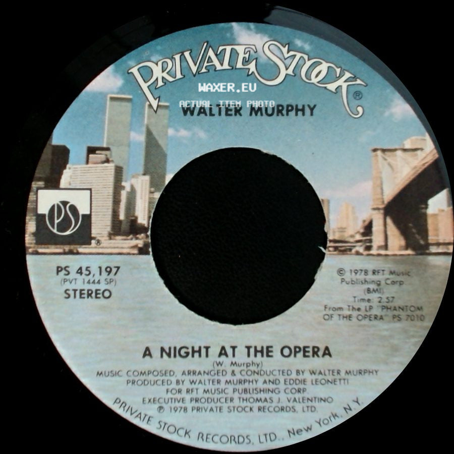 Walter Murphy - The Music Will Not End / A Night At The Opera side B