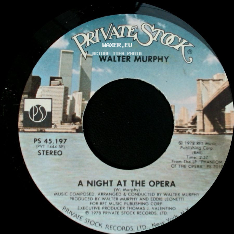 Walter Murphy - The Music Will Not End / A Night At The Opera side B