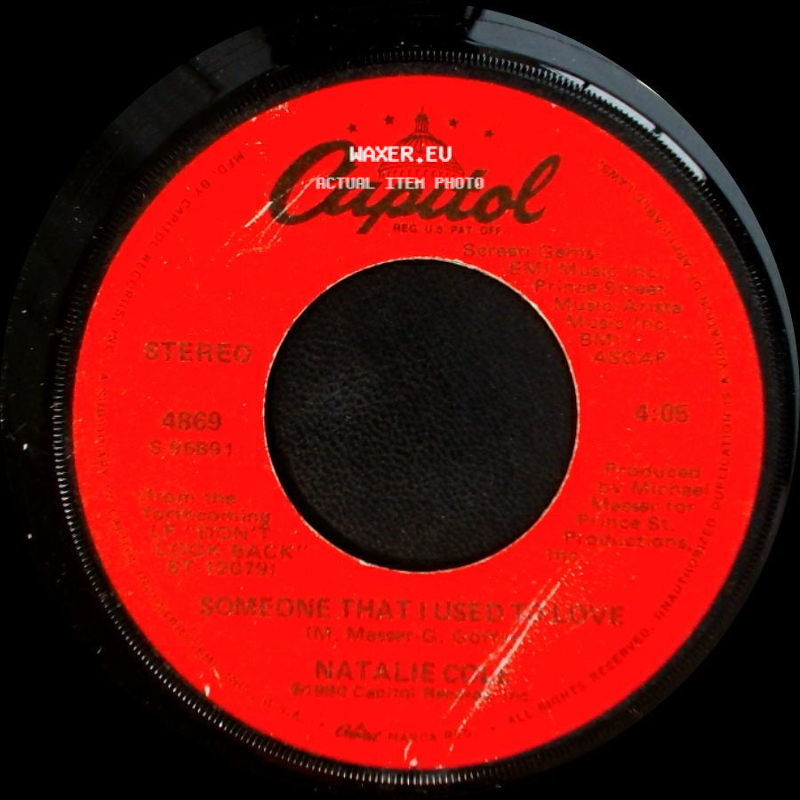 Natalie Cole - Someone That I Used To Love / Don't Look Back side A