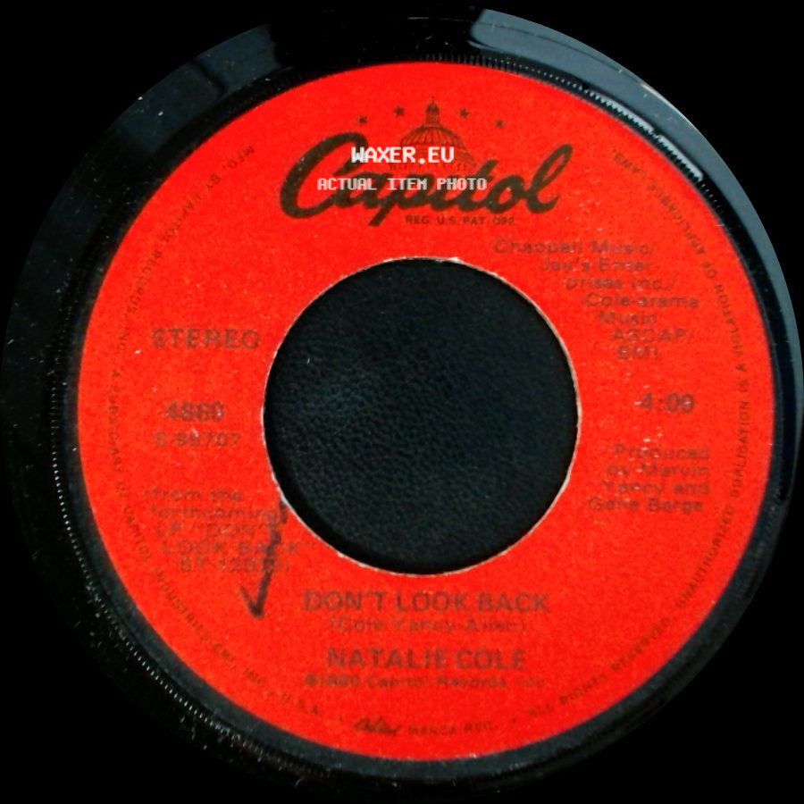 Natalie Cole - Someone That I Used To Love / Don't Look Back side B