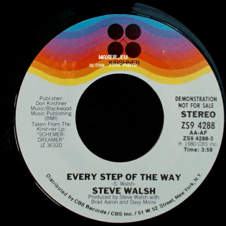 Steve Walsh - Every Step Of The Way / Every Step Of The Way side B
