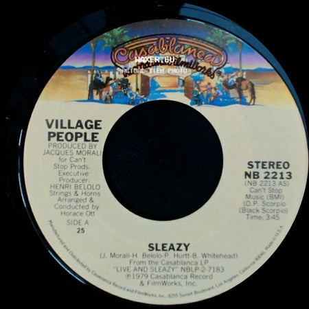 Village People - Sleazy / Save Me (Up Tempo) side A