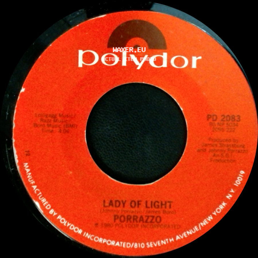 Porrazzo - Lady Of Light / Isn't It Nice side A