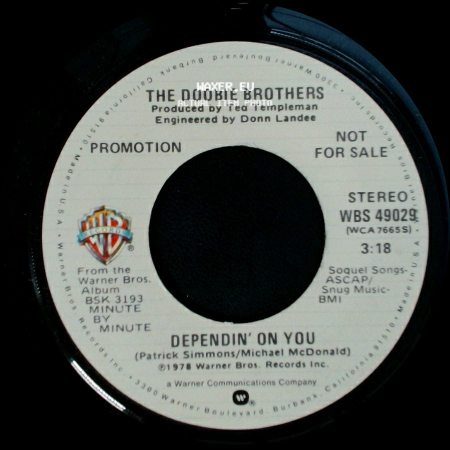 The Doobie Brothers - Dependin' On You / Dependin' On You side A