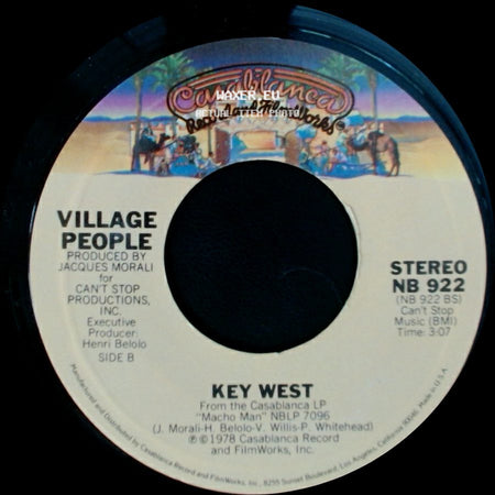 Village People - Macho Man / Key West side B