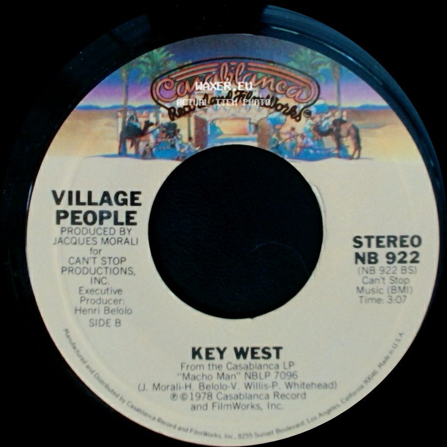 Village People - Macho Man / Key West side B