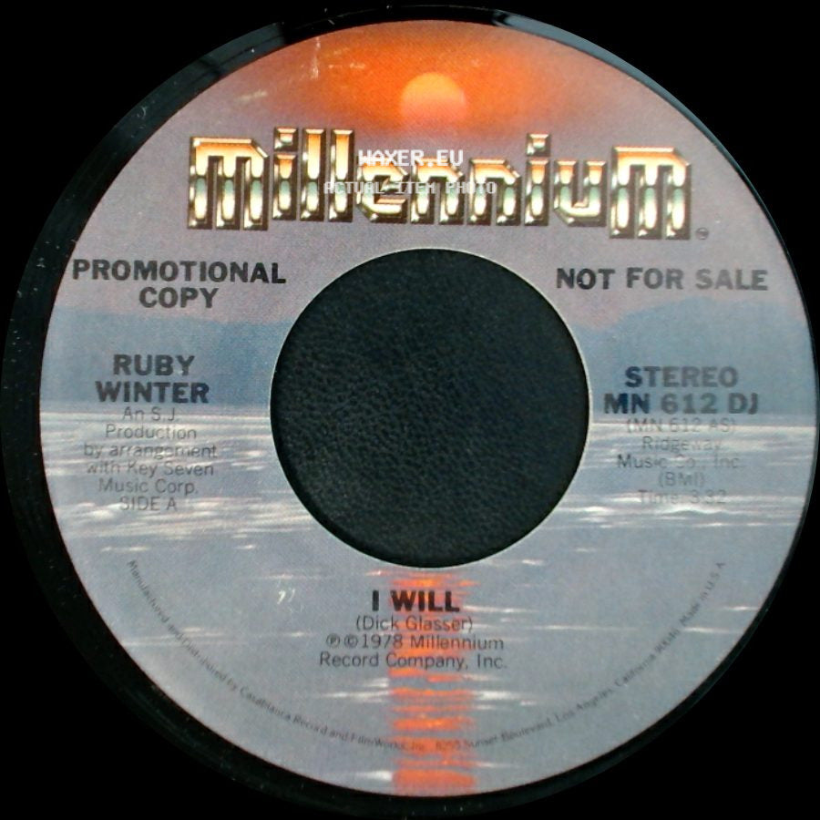 Ruby Winter - I Will / I Will side B