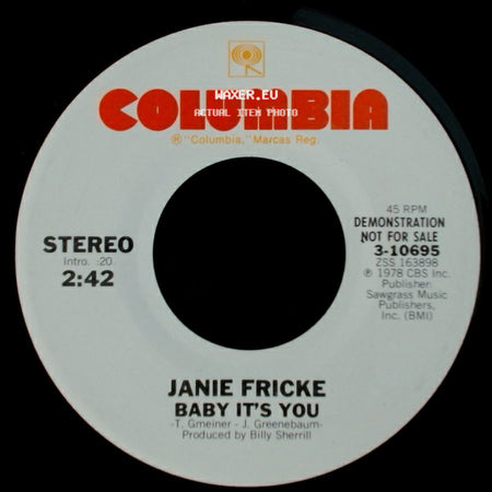 Janie Fricke - Baby It's You / Baby It's You side A