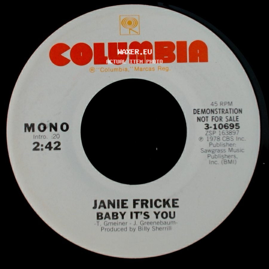 Janie Fricke - Baby It's You / Baby It's You side B