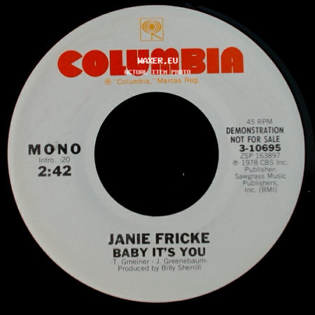 Janie Fricke - Baby It's You / Baby It's You side B