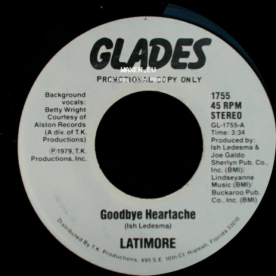 Latimore - Goodbye Heartache / Goodbye Heartache side B