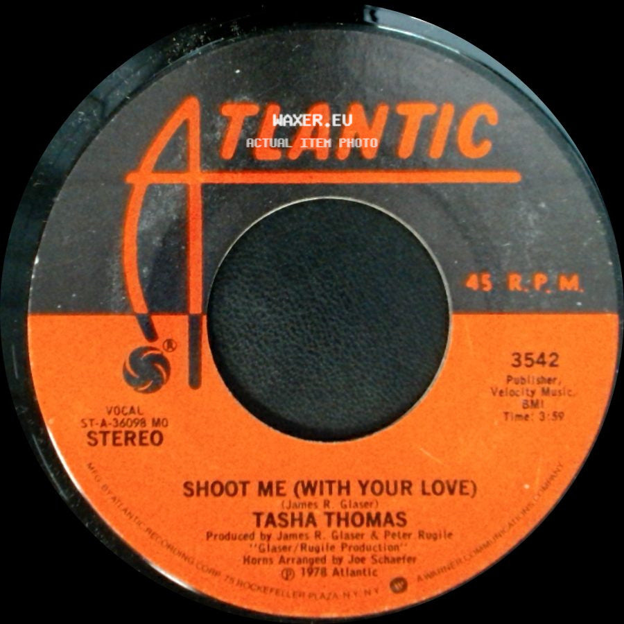 Tasha Thomas - Shoot Me (With Your Love) / Shoot Me (With Your Love) side A