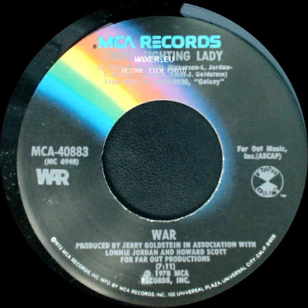 War - Hey Senorita / Sweet Fighting Lady side B
