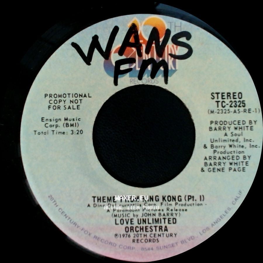 Love Unlimited Orchestra - Theme From King Kong (Pt. I) / Theme From King Kong (Pt. I) side A