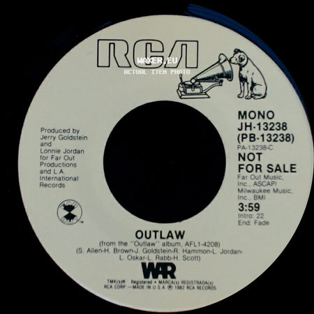 War - Outlaw / Outlaw side B