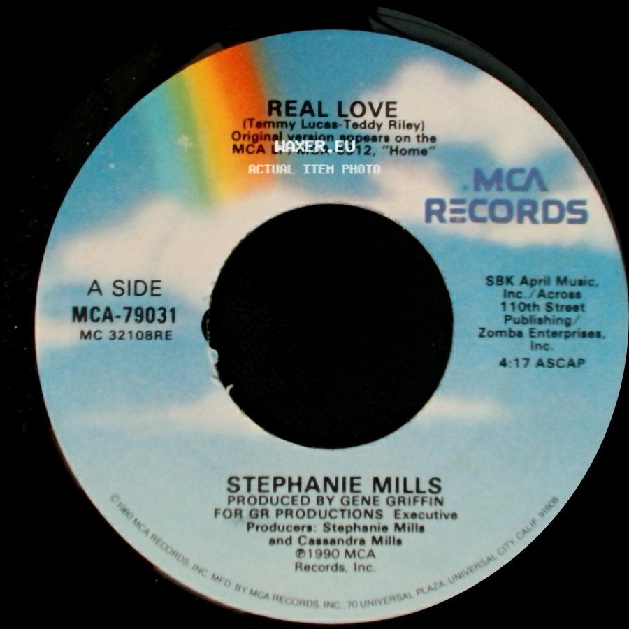 Stephanie Mills - Real Love / Real Love (Instrumental) side A