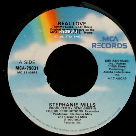 Stephanie Mills - Real Love / Real Love (Instrumental) side A