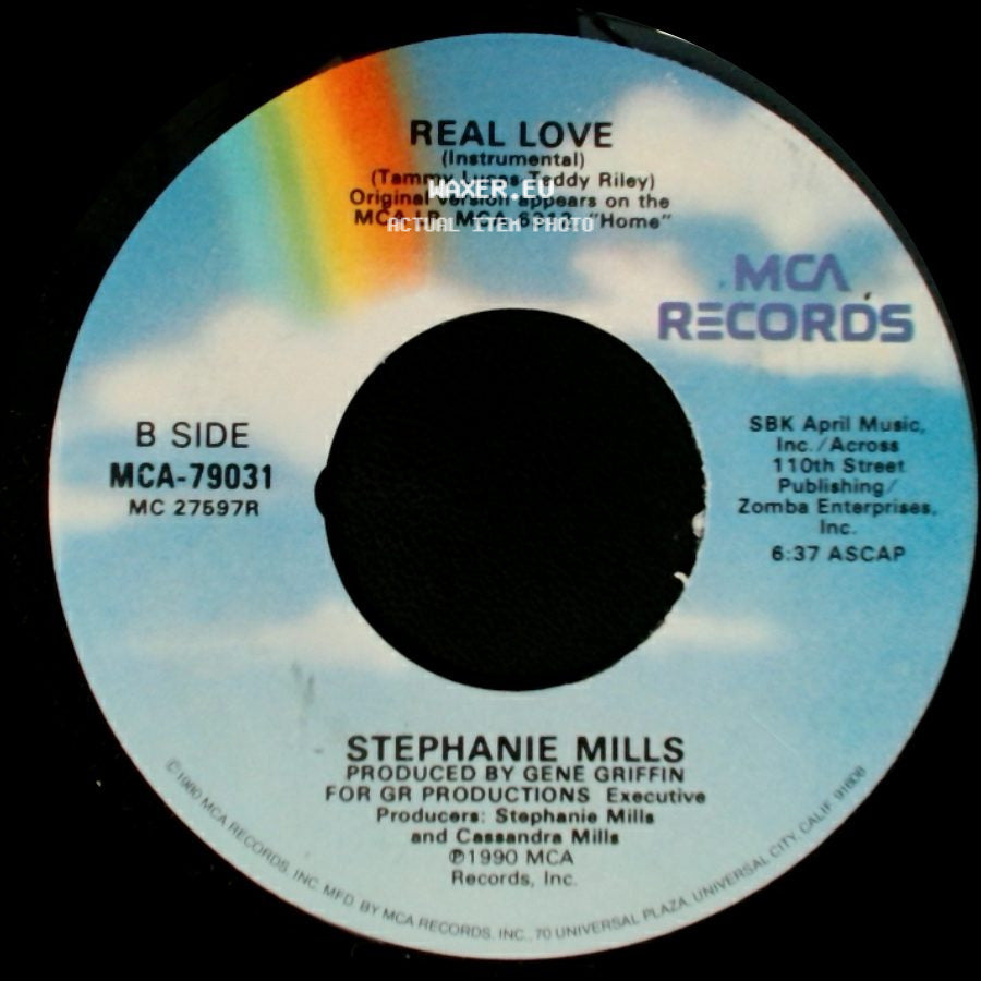 Stephanie Mills - Real Love / Real Love (Instrumental) side B