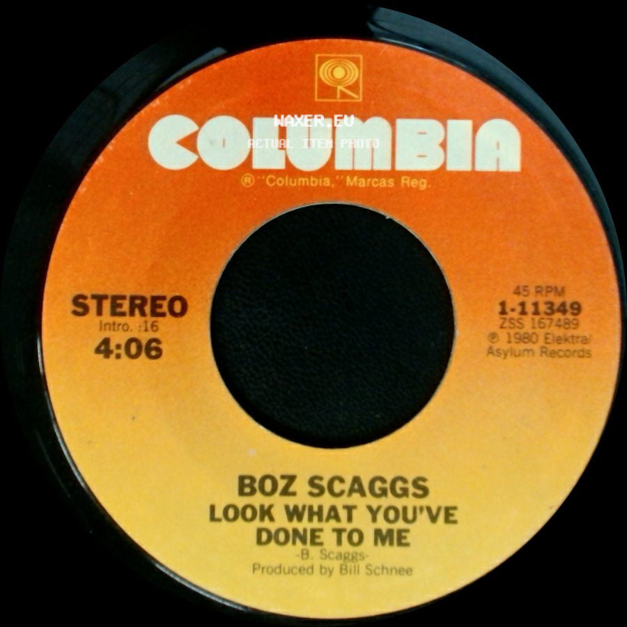 Boz Scaggs - Look What You've Done To Me / Simone side A