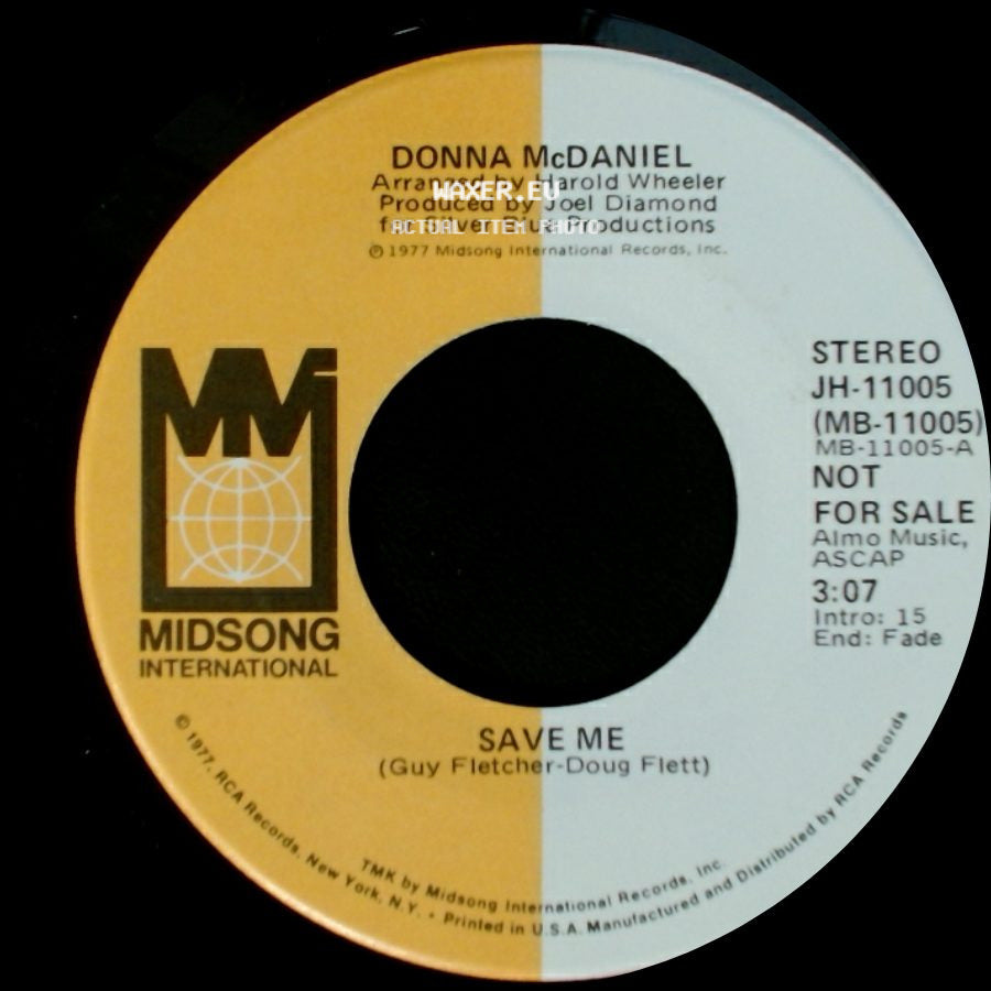 Donna Mcdaniel - Save Me / Save Me side A