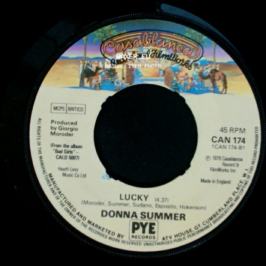 Donna Summer / Donna Summer/Barbra Streisand - Lucky / No More Tears (Enough Is Enough) side A