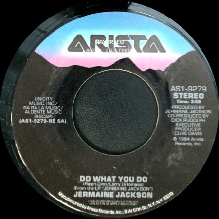 Jermaine Jackson - Do What You Do / Tell Me I'm Not Dreamin' (Too Good To Be True) side A