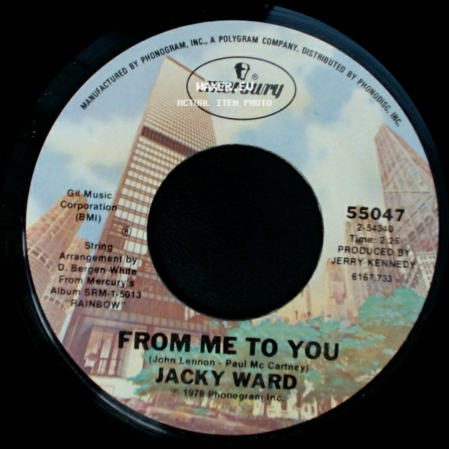 Jacky Ward - Rhythm Of The Rain / From Me To You side B