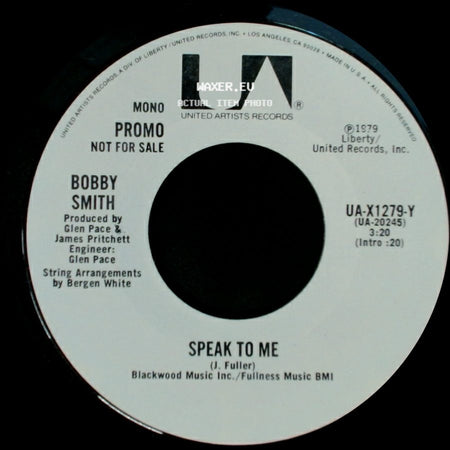 Bobby Smith - Speak To Me / Speak To Me side A