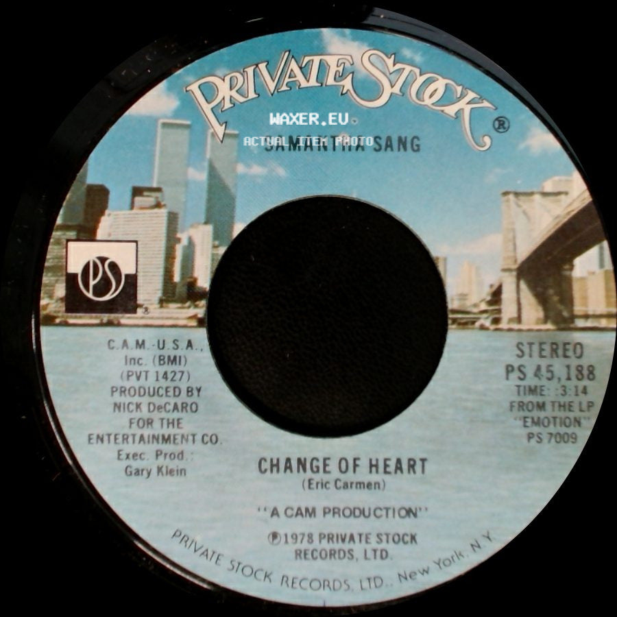 Samantha Sang - Change Of Heart / You Keep Me Dancing side A