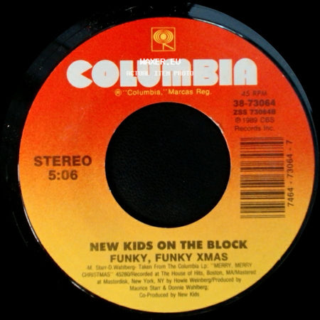 New Kids On The Block - This One's For The Children / Funky, Funky Xmas side B