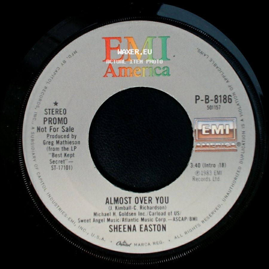 Sheena Easton - Almost Over You / Almost Over You side A